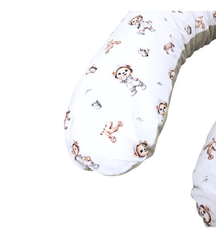 Velvet nursing pillow Gardener Bear