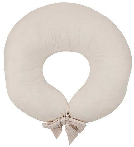 Beige muslin feeding crescent