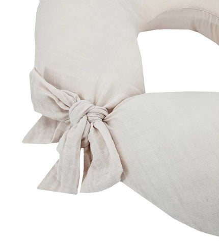 Beige muslin feeding crescent