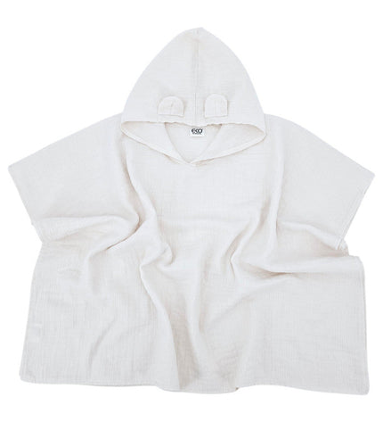 Beige Muslin Poncho