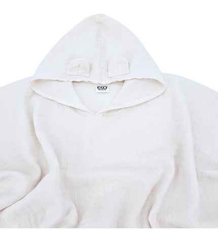 Beige Muslin Poncho