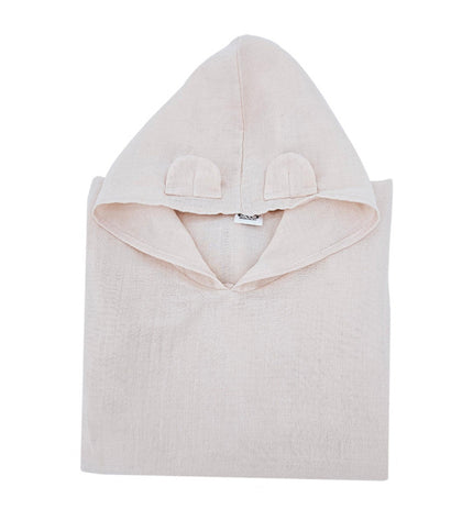 Muslin Poncho Rose Pink