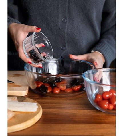 Baking dish - PYREX - 1450094 - Round - Borosilicate glass - 3 liters