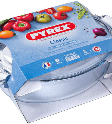 Classic Oval Casserole Dish with Lid, 5.8 L