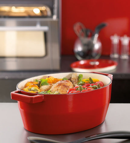 Slow Cook Roasting Pan Oval 3.8 liters