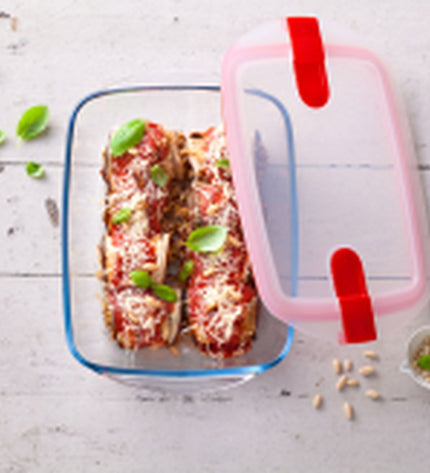 Ensemble de 3 plats rectangulaires Cook & Heat de 1,1 litre