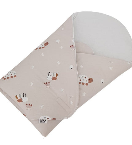 Printed Cotton Swaddle Blanket - Bees