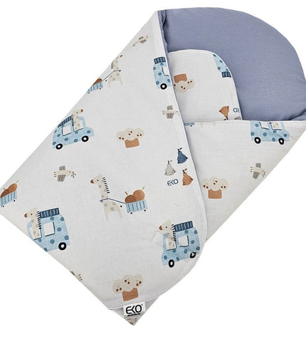 Giraffe printed cotton cone