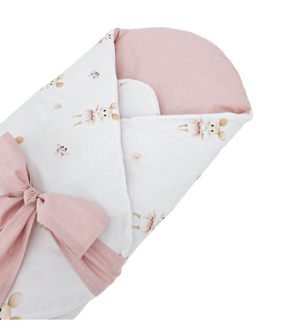 Printed cotton cone with coconut ballerina mouse