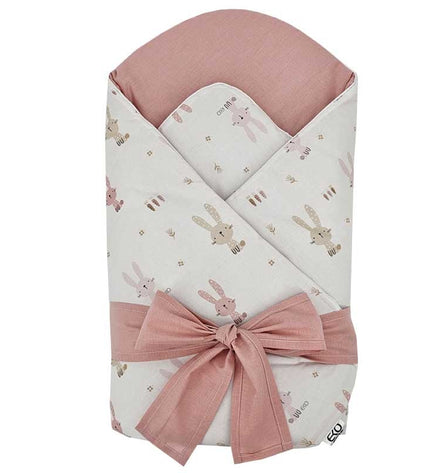 Printed cotton cone with coconut bunny