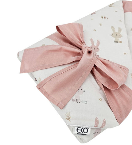 Printed cotton cone with coconut bunny