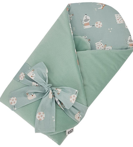 Velvet Cotton Swaddle Blanket - Dogs