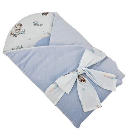 Cotton cone with velvet pilot bear