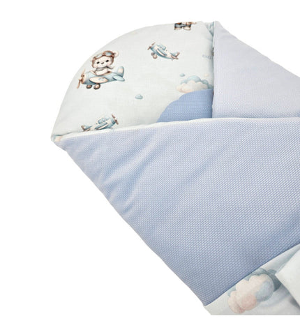 Cotton cone with velvet pilot bear