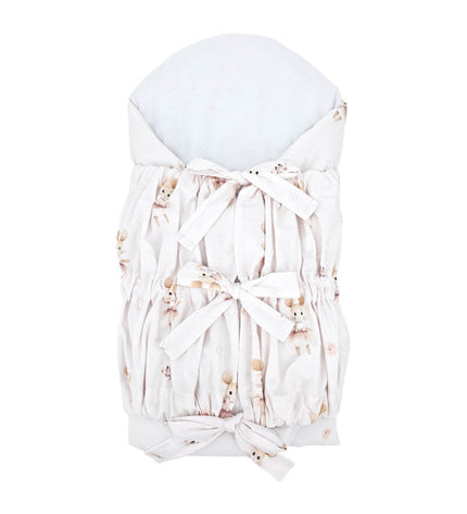 Printed Cotton Swaddle Blanket Ballerina Mouse