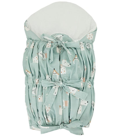 Printed Cotton Swaddle Blanket - Dogs