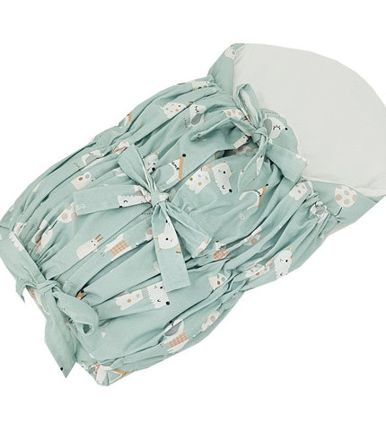 Printed Cotton Swaddle Blanket - Dogs