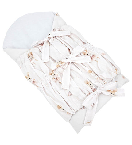 Printed cotton cone with coconut ballerina mouse