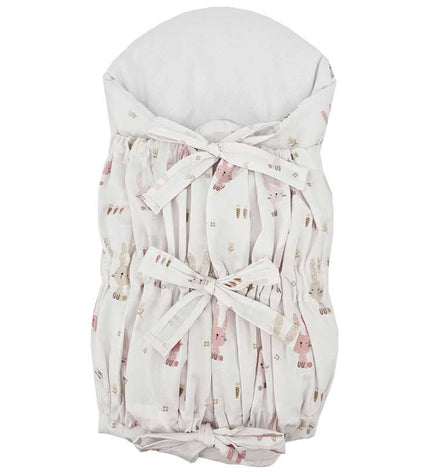 Printed cotton cone with coconut bunny