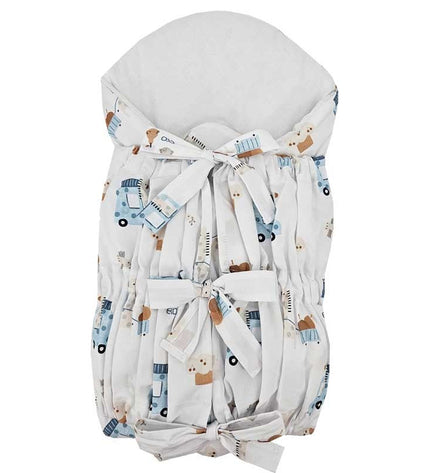 Printed cotton horn with coconut GIRAFFE