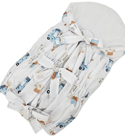 Printed cotton horn with coconut GIRAFFE