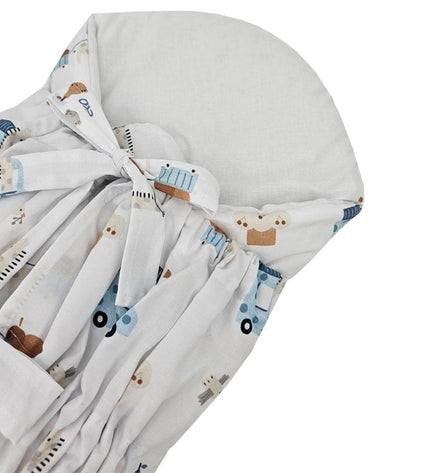 Printed cotton horn with coconut GIRAFFE