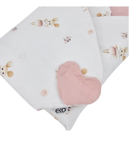 Double-sided printed cotton horn BALLERINA MOUSE