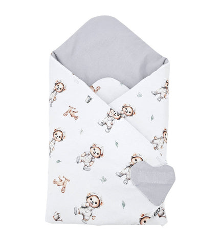 Double-sided printed cotton horn GARDENER BEAR