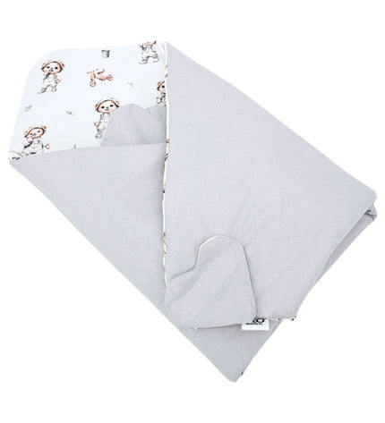 Double-sided printed cotton horn GARDENER BEAR