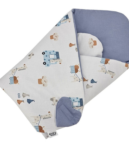 Double-sided printed cotton horn GIRAFFE
