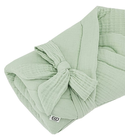 Muslin Swaddle Blanket with Coconut Mint