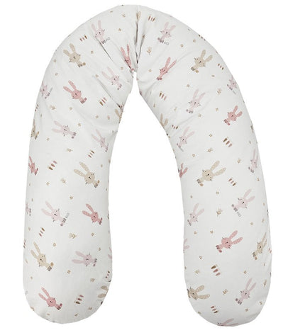Velvet nursing pillow Bunny / Rose Pink