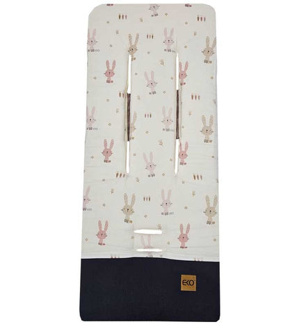 Stroller insert with foam MEMORY BUNNY/ROSE PINK