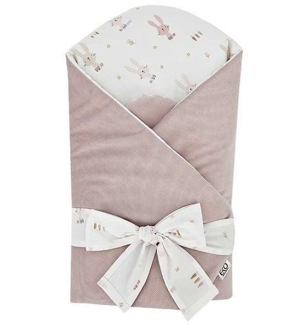 Cotton cone with VELVET BUNNY/ROSE PINK
