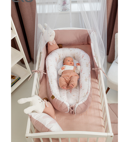 Velvet Baby Cocoon Bunny / Rose Pink