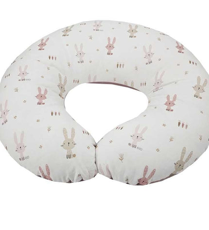 Velvet Feeding Croissant Bunny / Rose Pink