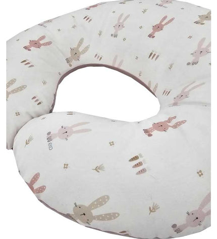 Velvet Feeding Croissant Bunny / Rose Pink