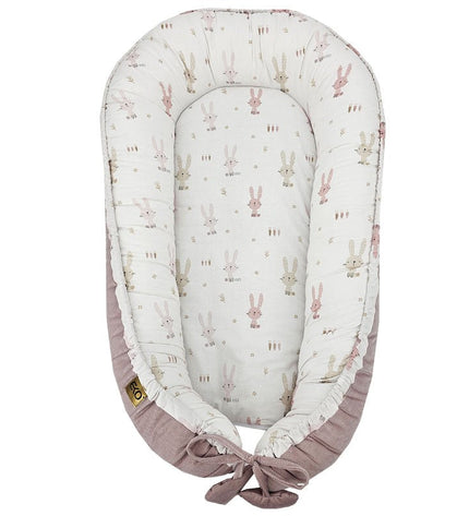 Velvet Baby Cocoon Bunny / Rose Pink