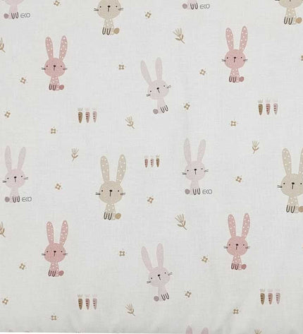 Velvet nursing pillow Bunny / Rose Pink