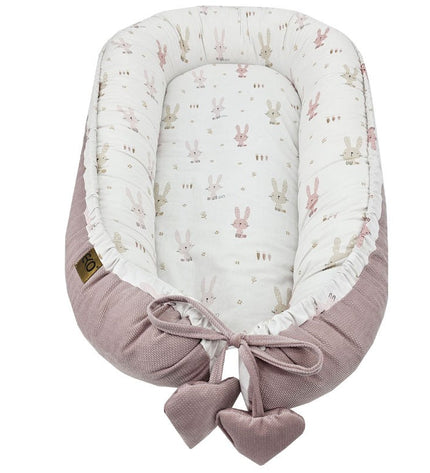 Velvet Baby Cocoon Bunny / Rose Pink