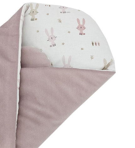 Cotton cone with VELVET BUNNY/ROSE PINK