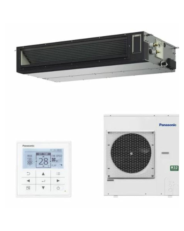 Panasonic KIT125PF3Z5 portable air conditioner with 4900W cooling, sleek design for home and kitchen use.