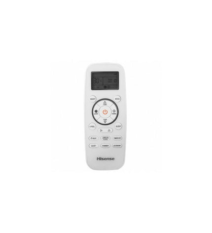 Portable Hisense air conditioner model CA25YR03 with digital display and vent, designed for home cooling and energy efficiency.