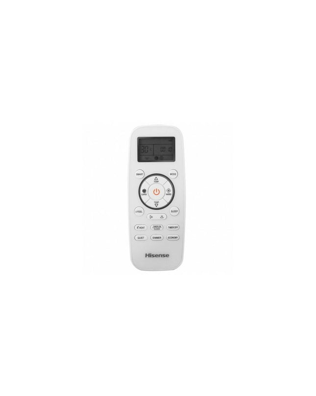 Portable Hisense air conditioner model CA25YR03 with digital display and vent, designed for home cooling and energy efficiency.