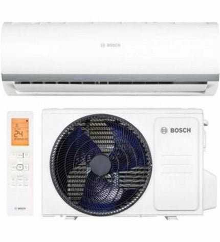 Portable BOSCH air conditioner with 3770W cooling, Wit A+ and A++ energy efficiency, designed for home and kitchen use.