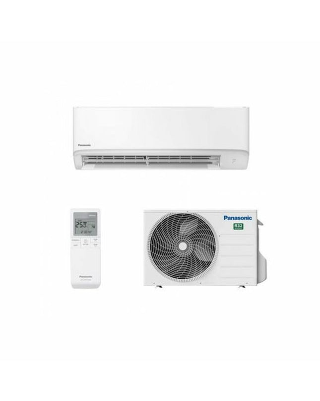 Panasonic portable air conditioner KITTZ50ZKE with digital display, vents, and control panel in a home setting.
