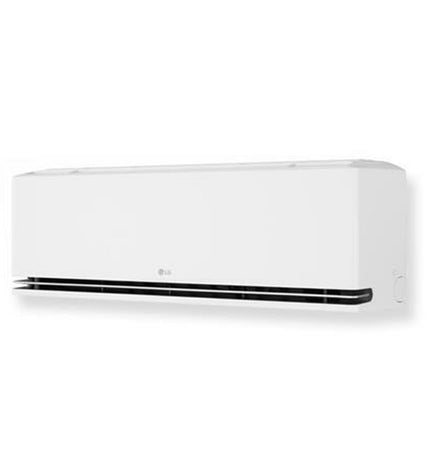 LG MAGNA12MX portable air conditioner for home use, compact unit with vents and control panel visible in the image.