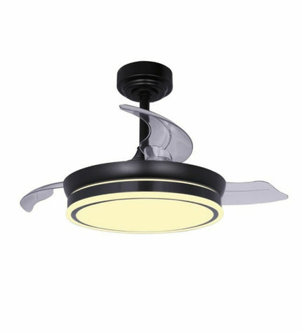CristalRecord plafondventilator CristalRecord 85-065-46-180 zwart, sleek ceiling fan for home and kitchen cooling.