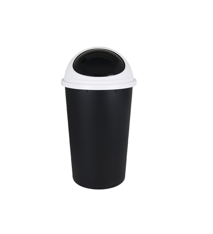 Set of 10 small white Tontarelli Tontarelli hoop afvalemmer with 25L capacity for household waste storage and organization