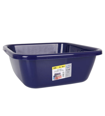 Blue Dem Waskom Dem Eco storage bin, 38x38x15 cm, ideal for home organization and kitchen use.